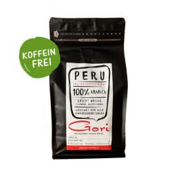 Koffeinfreier Kaffee aus Peru