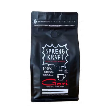 Sprengkraft von Gori Kaffee